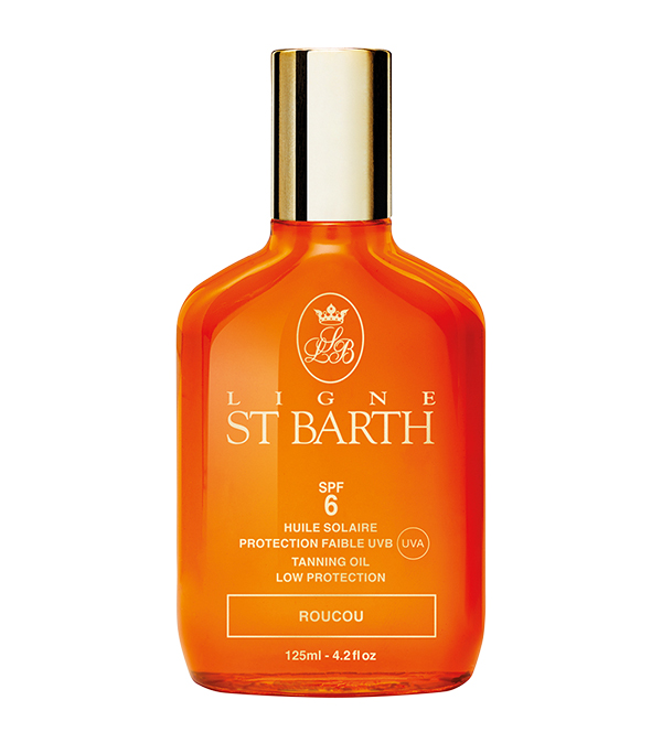St Barth ROUCOU TANNING OIL SPF 6 125ml