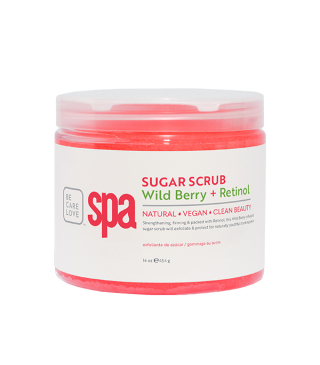 BCL Wild Berry + Retinol sugar scrub 454g